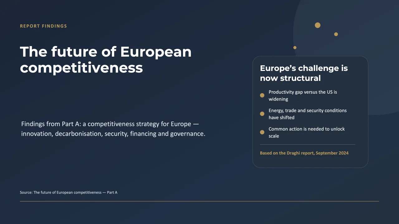 Draghi Report Summary