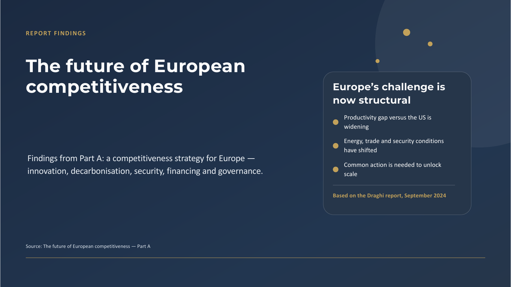 The Future of European Competitiveness